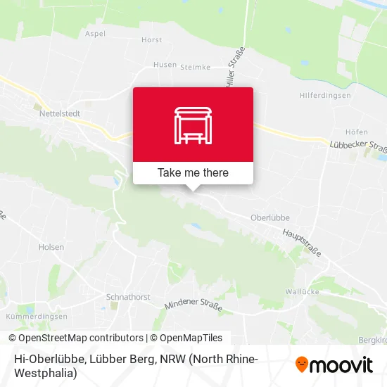 Карта Hi-Oberlübbe, Lübber Berg