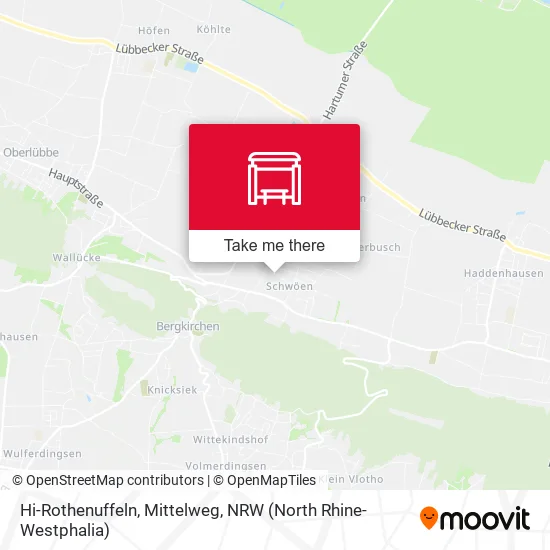 Карта Hi-Rothenuffeln, Mittelweg