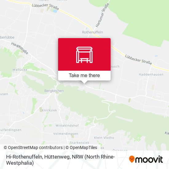 Hi-Rothenuffeln, Hüttenweg map