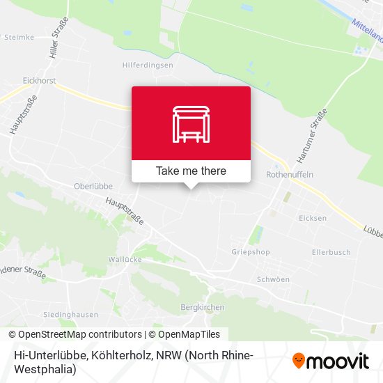 Hi-Unterlübbe, Köhlterholz map