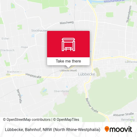 Lübbecke, Bahnhof map