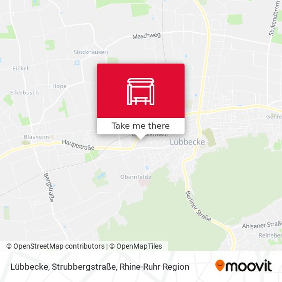Lübbecke, Strubbergstraße map