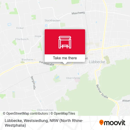 Lübbecke, Westsiedlung map