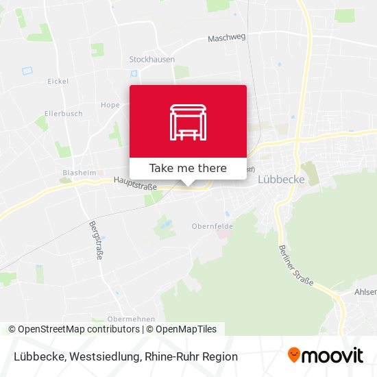 Lübbecke, Westsiedlung map