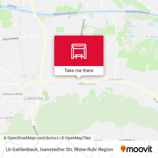 Карта Lk-Gehlenbeck, Isenstedter Str