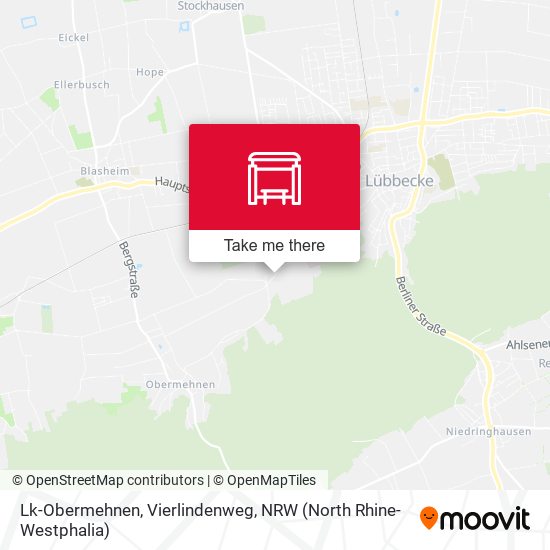 Lk-Obermehnen, Vierlindenweg map