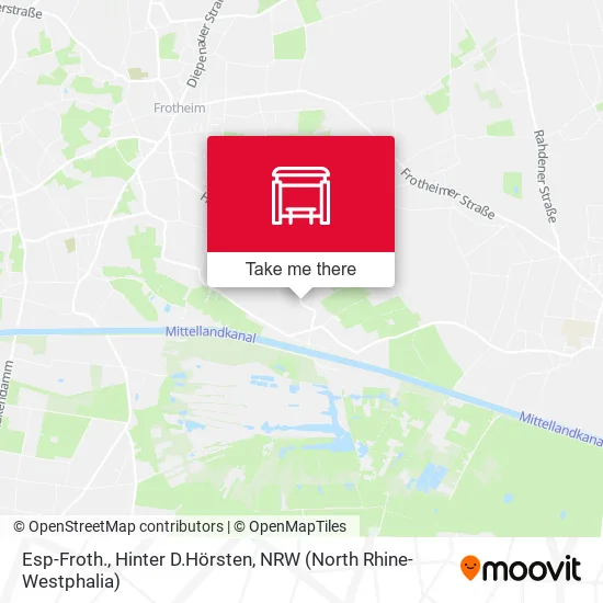 Карта Esp-Froth., Hinter D.Hörsten