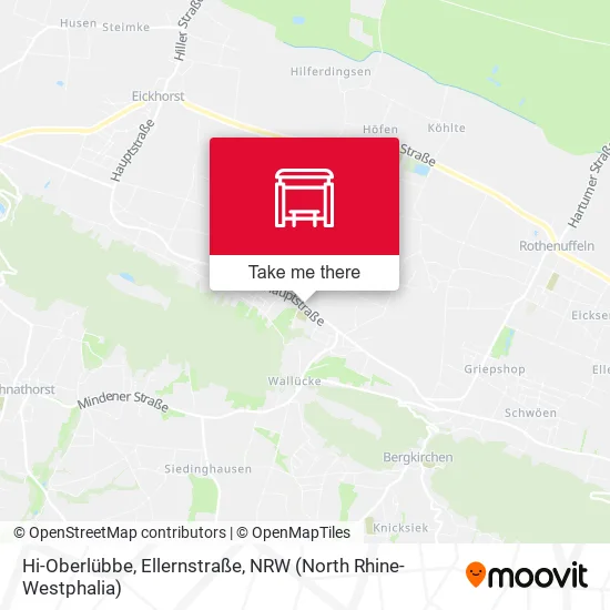 Карта Hi-Oberlübbe, Ellernstraße