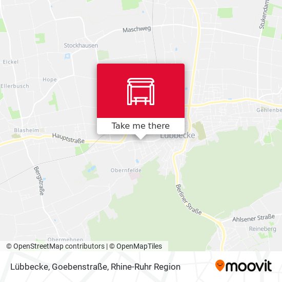 Lübbecke, Goebenstraße map