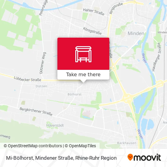Карта Mi-Bölhorst, Mindener Straße