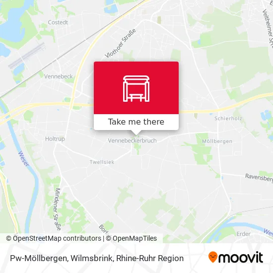 Карта Pw-Möllbergen, Wilmsbrink