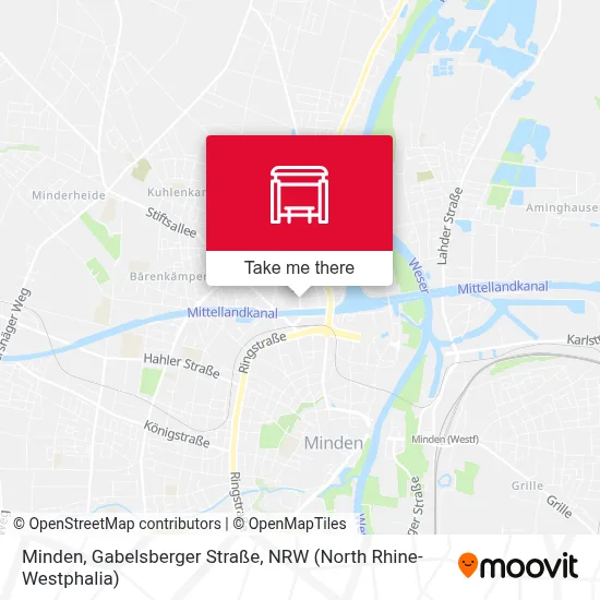 Minden, Gabelsberger Straße map