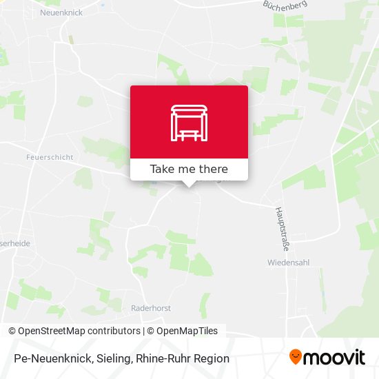 Pe-Neuenknick, Sieling map