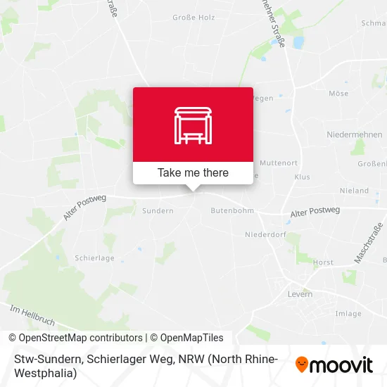 Stw-Sundern, Schierlager Weg map