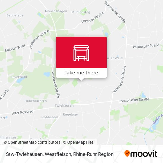 Stw-Twiehausen, Westfleisch map