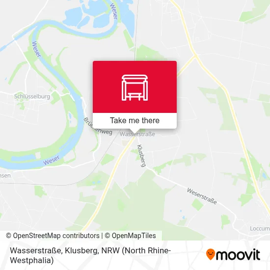 Wasserstraße, Klusberg map