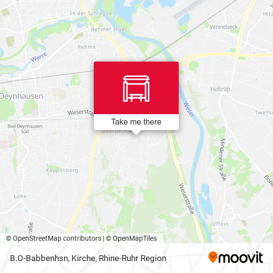 Карта B.O-Babbenhsn, Kirche