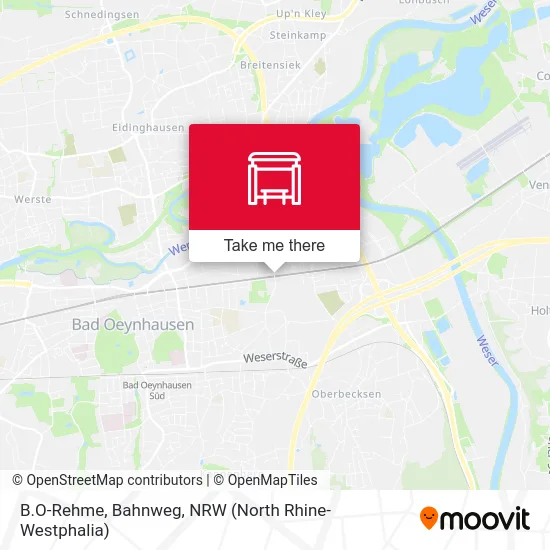 B.O-Rehme, Bahnweg map