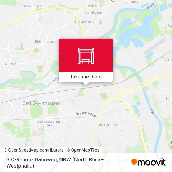 B.O-Rehme, Bahnweg map