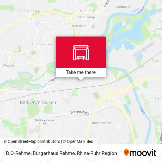 Карта B.O-Rehme, Bürgerhaus Rehme