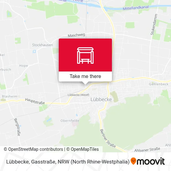 Lübbecke, Gasstraße map