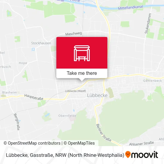 Lübbecke, Gasstraße map