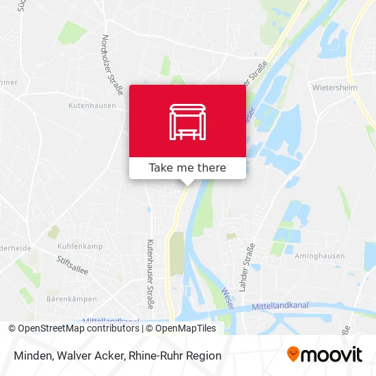 Карта Minden, Walver Acker