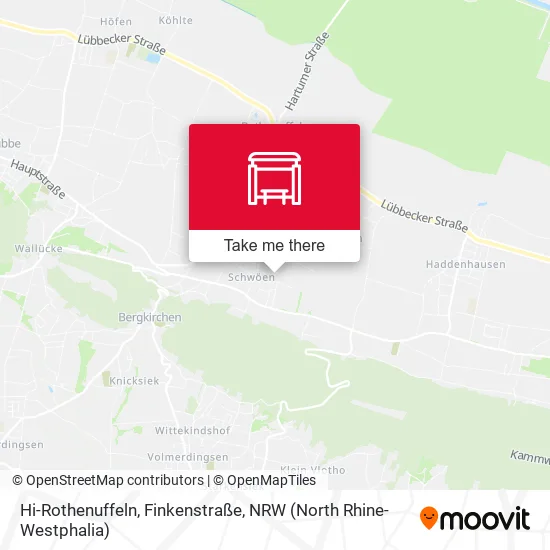 Карта Hi-Rothenuffeln, Finkenstraße