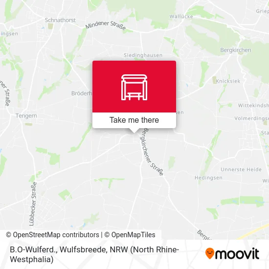 B.O-Wulferd., Wulfsbreede map
