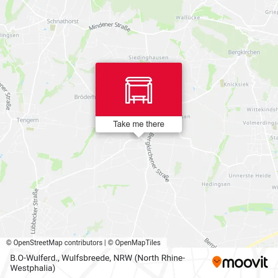 B.O-Wulferd., Wulfsbreede map