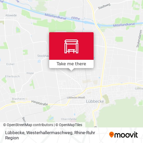 Lübbecke, Westerhallermaschweg map