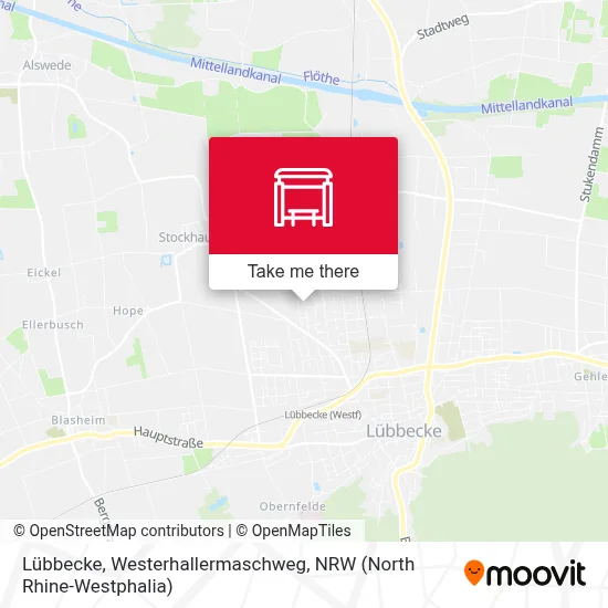 Lübbecke, Westerhallermaschweg map