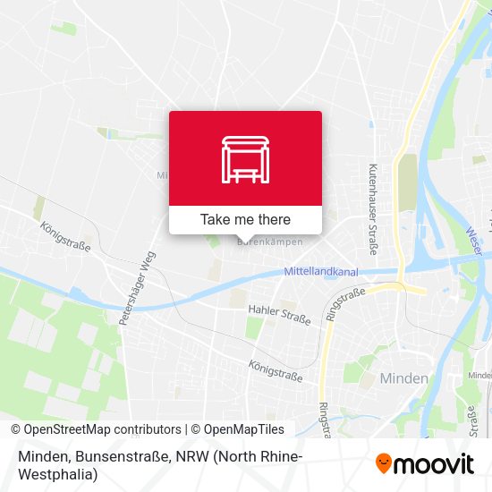 Minden, Bunsenstraße map