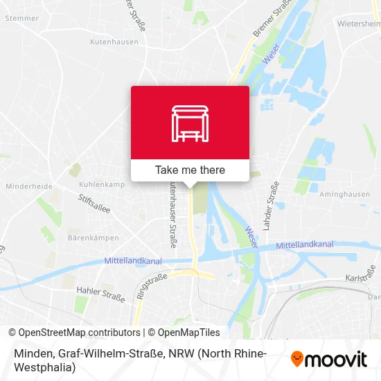 Minden, Graf-Wilhelm-Straße map
