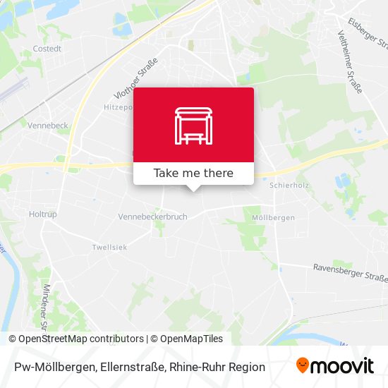 Pw-Möllbergen, Ellernstraße map