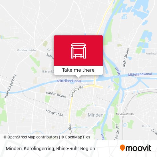 Карта Minden, Karolingerring