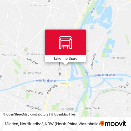 Minden, Nordfriedhof map