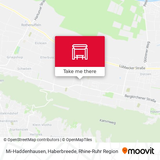 Mi-Haddenhausen, Haberbreede map