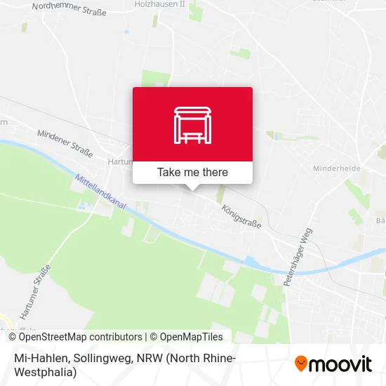 Mi-Hahlen, Sollingweg map