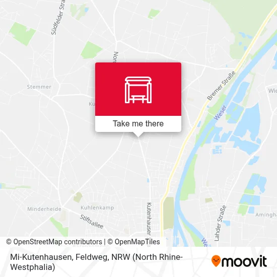 Mi-Kutenhausen, Feldweg map