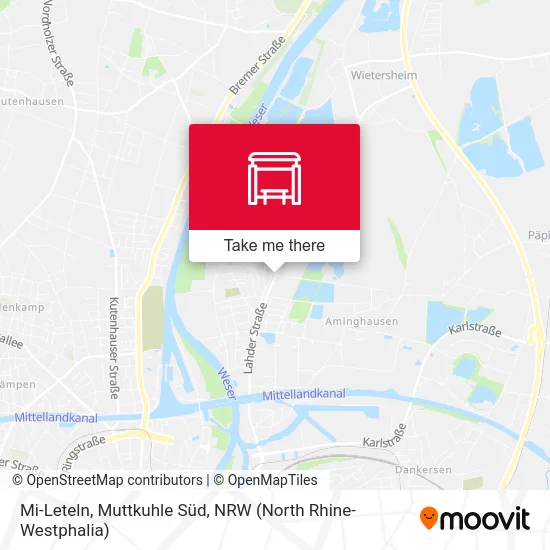 Mi-Leteln, Muttkuhle Süd map