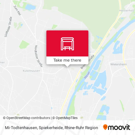 Карта Mi-Todtenhausen, Spiekerheide