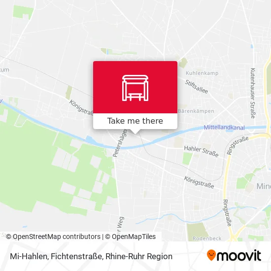 Карта Mi-Hahlen, Fichtenstraße