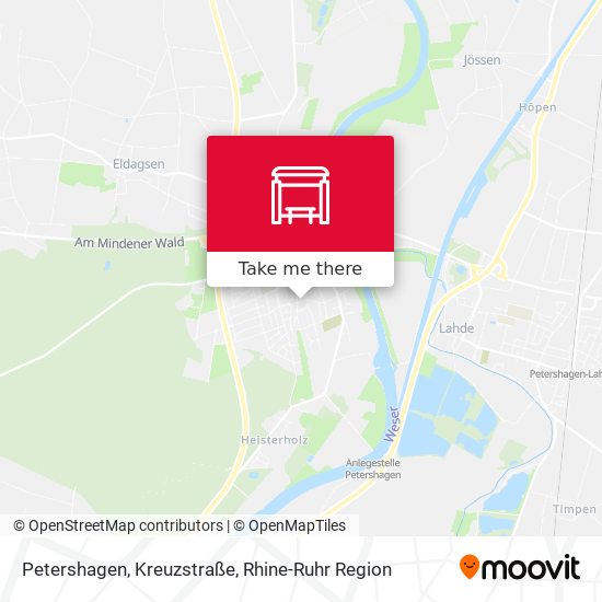 Petershagen, Kreuzstraße map
