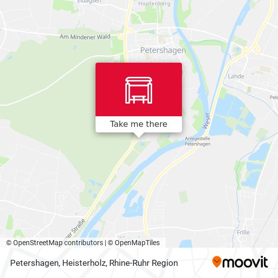 Petershagen, Heisterholz map