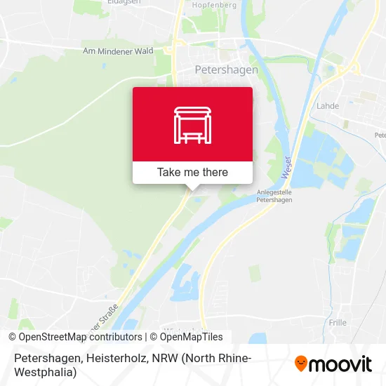 Petershagen, Heisterholz map