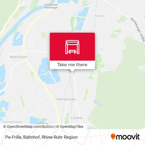 Карта Pe-Frille, Bahnhof