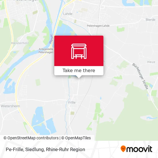 Карта Pe-Frille, Siedlung