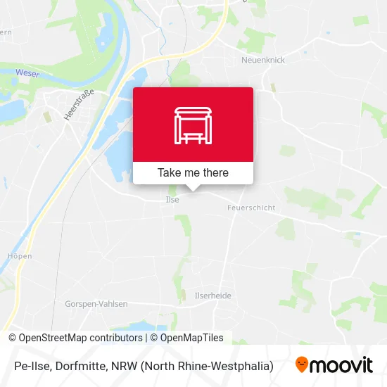 Pe-Ilse, Dorfmitte map