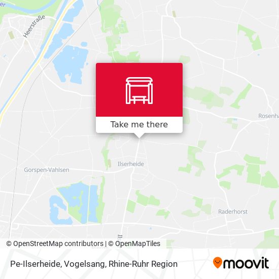 Pe-Ilserheide, Vogelsang map